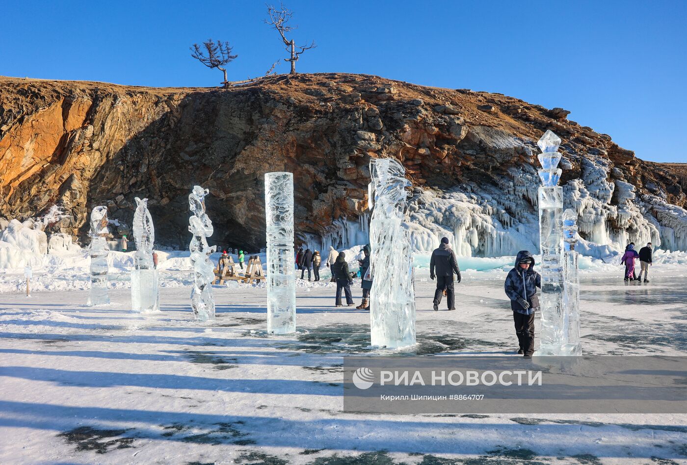Фестиваль ледовой скульптуры Olkhon Ice Fest