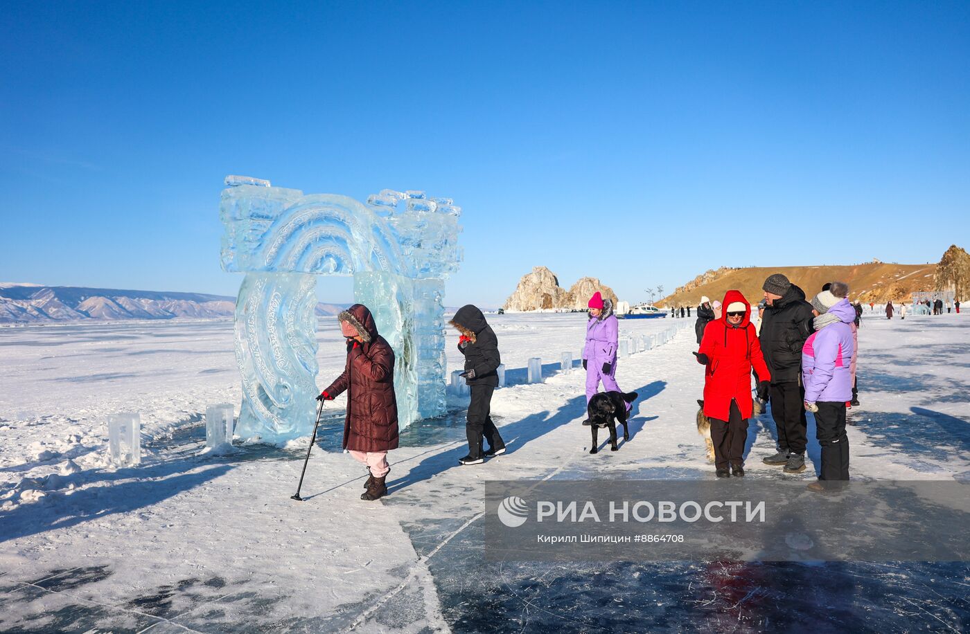 Фестиваль ледовой скульптуры Olkhon Ice Fest