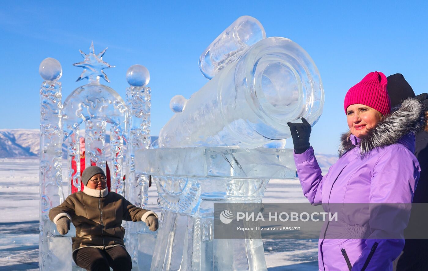 Фестиваль ледовой скульптуры Olkhon Ice Fest