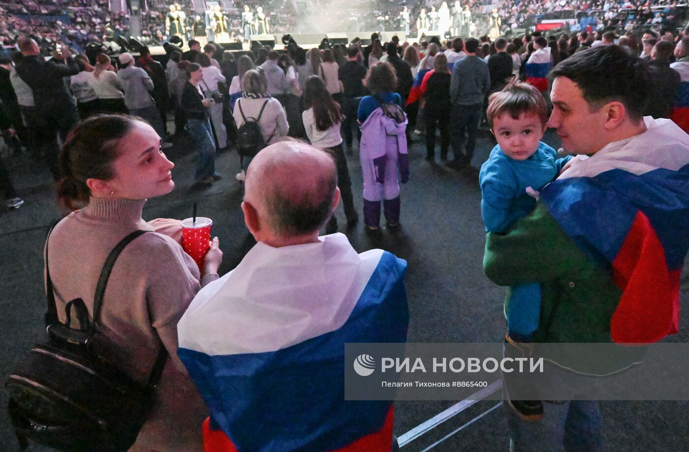 Праздничный концерт в День защитника Отечества