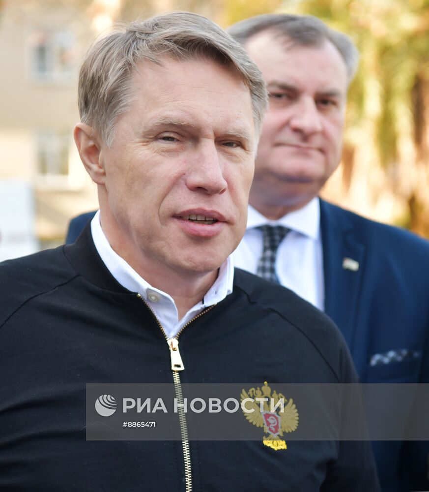 Визит министра здравоохранения РФ М. Мурашко в Абхазию