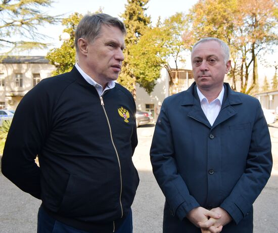 Визит министра здравоохранения РФ М. Мурашко в Абхазию