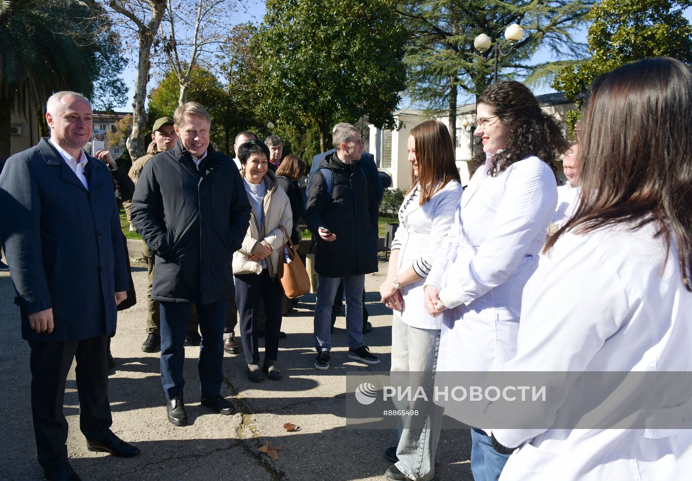 Визит министра здравоохранения РФ М. Мурашко в Абхазию