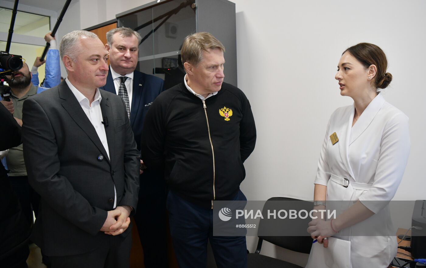 Визит министра здравоохранения РФ М. Мурашко в Абхазию