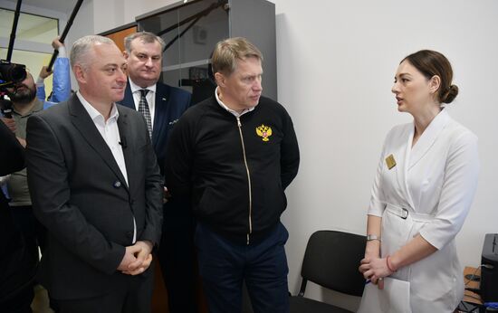 Визит министра здравоохранения РФ М. Мурашко в Абхазию