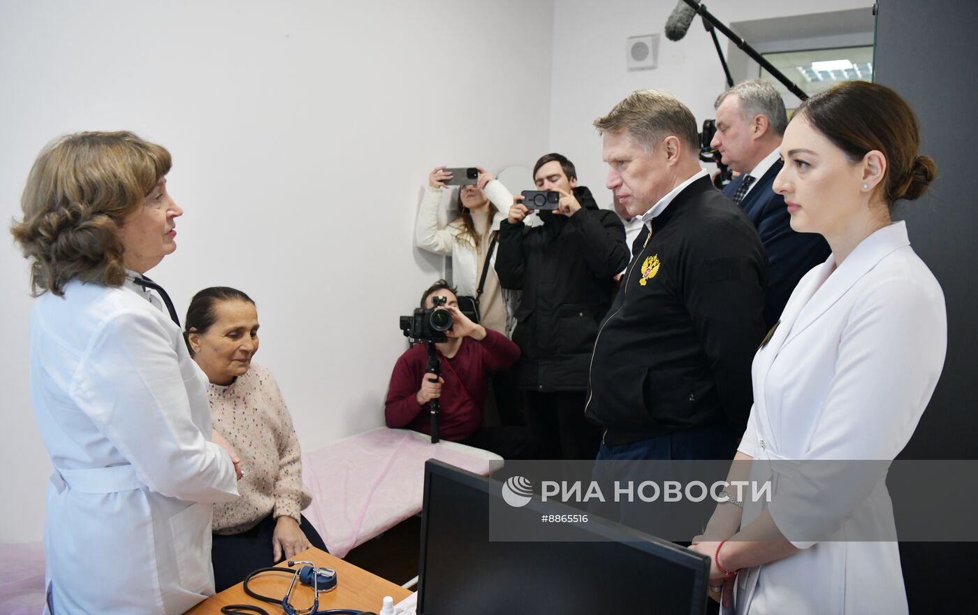 Визит министра здравоохранения РФ М. Мурашко в Абхазию