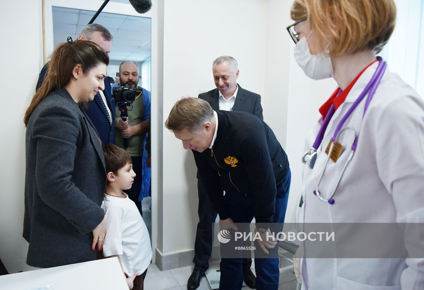 Визит министра здравоохранения РФ М. Мурашко в Абхазию