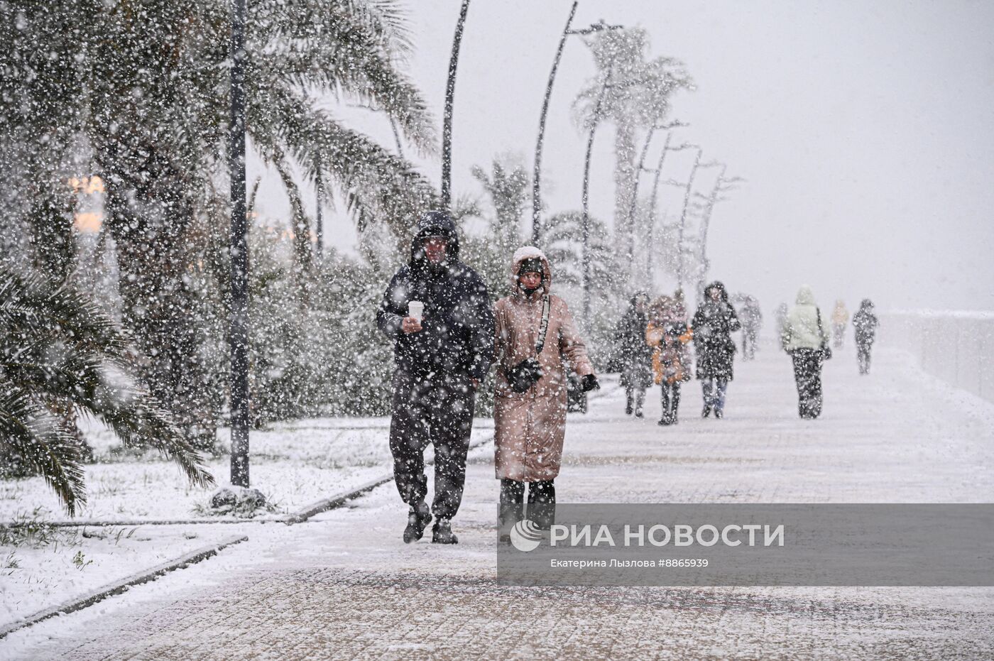 Снег в Сочи