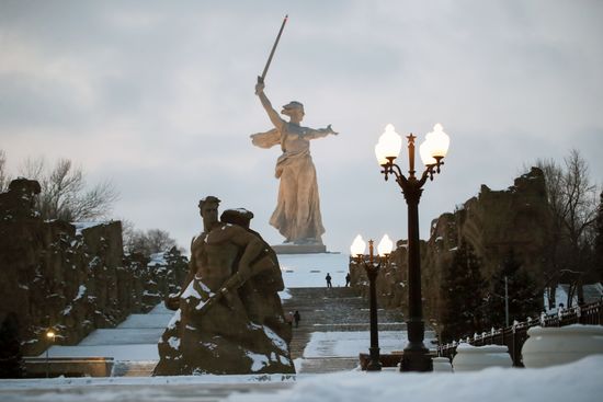 Снег в Волгограде