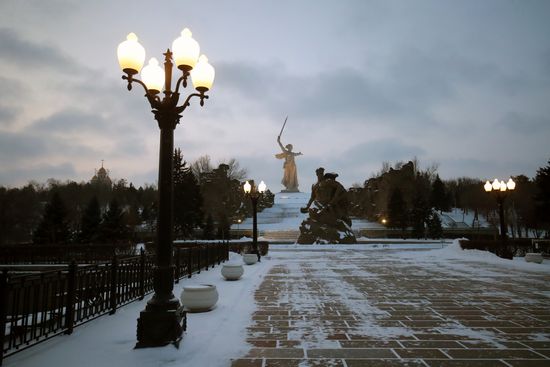 Снег в Волгограде