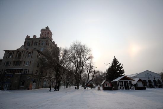 Снег в Волгограде