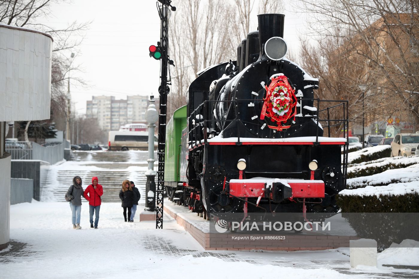 Снег в Волгограде