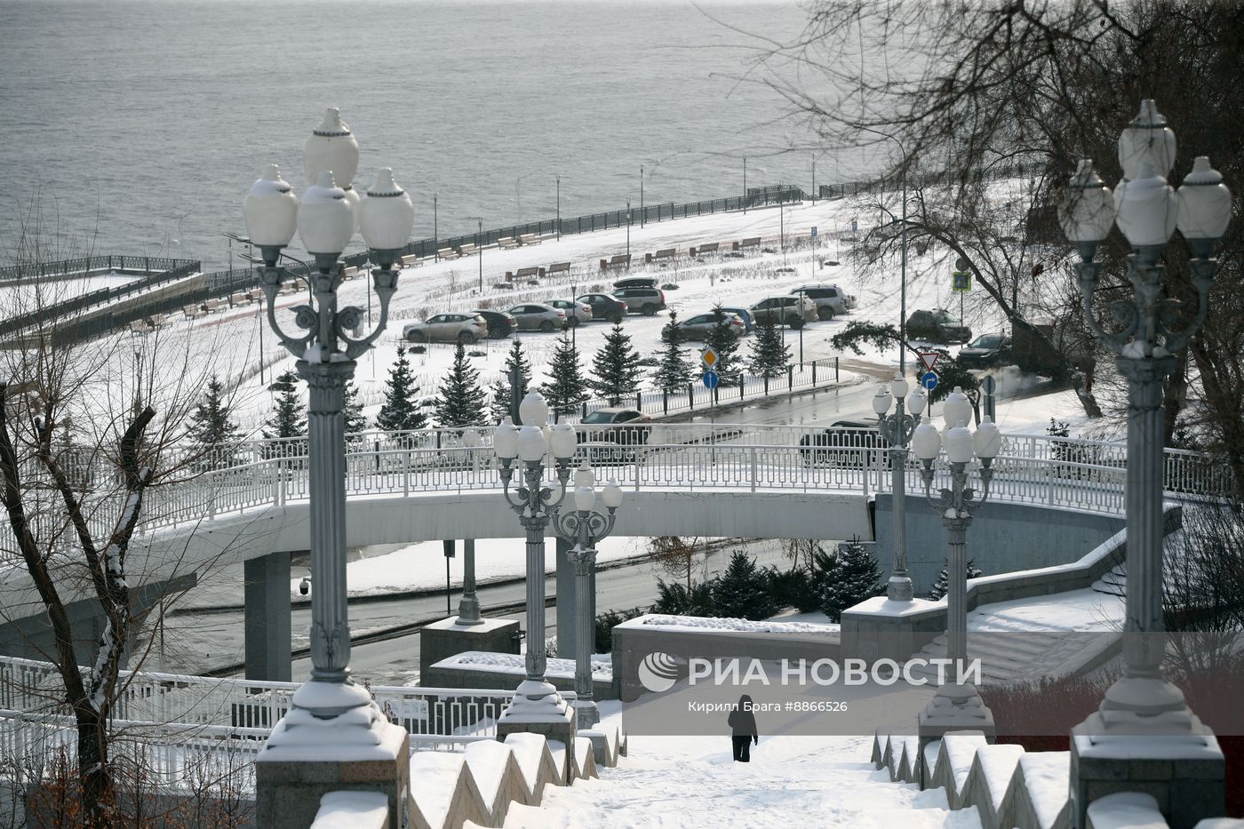 Снег в Волгограде