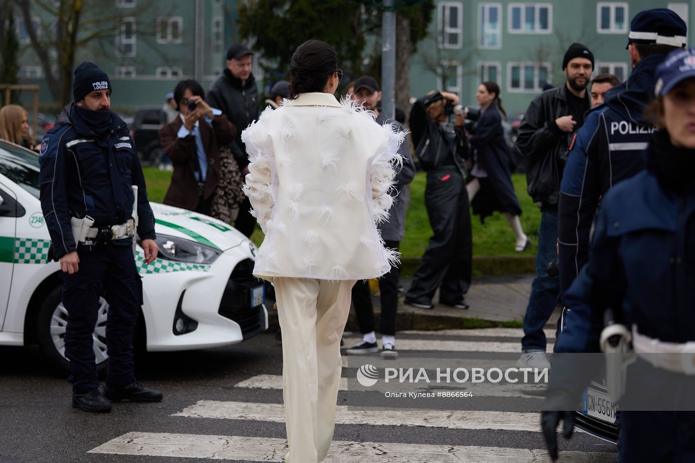 Открытие недели моды в Милане