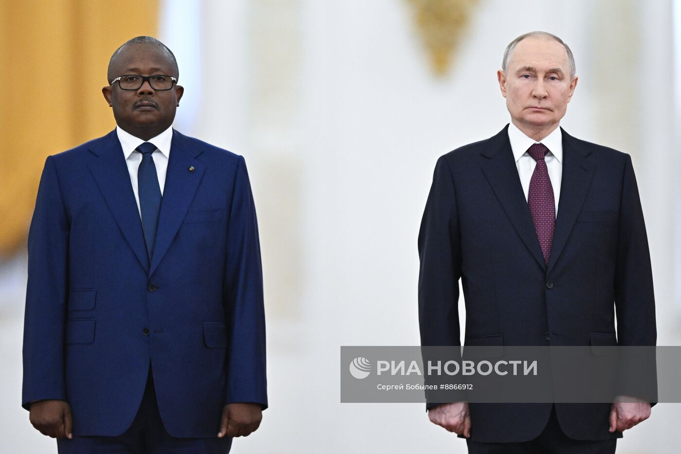Президент Владимир Путин встретился с президентом Гвинеи-Бисау Умару Сисоку Эмбало