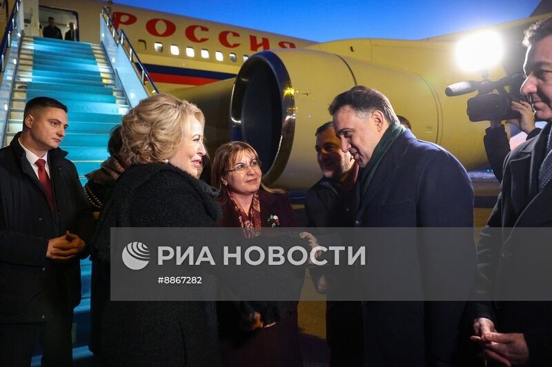 Визит председателя Совета Федерации РФ В. Матвиенко в Турцию