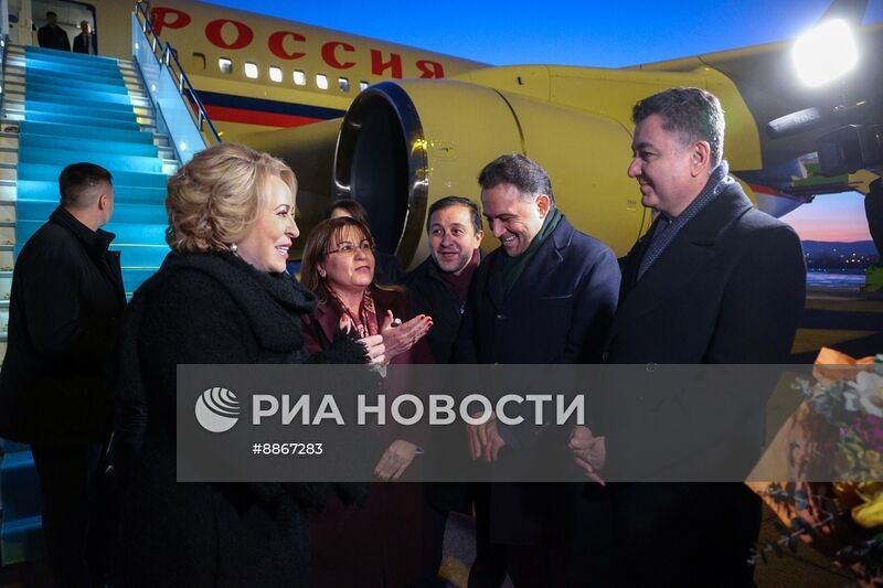 Визит председателя Совета Федерации РФ В. Матвиенко в Турцию