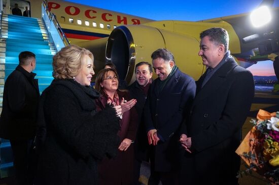 Визит председателя Совета Федерации РФ В. Матвиенко в Турцию