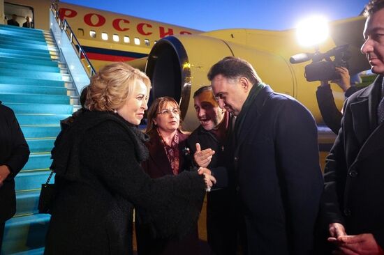 Визит председателя Совета Федерации РФ В. Матвиенко в Турцию