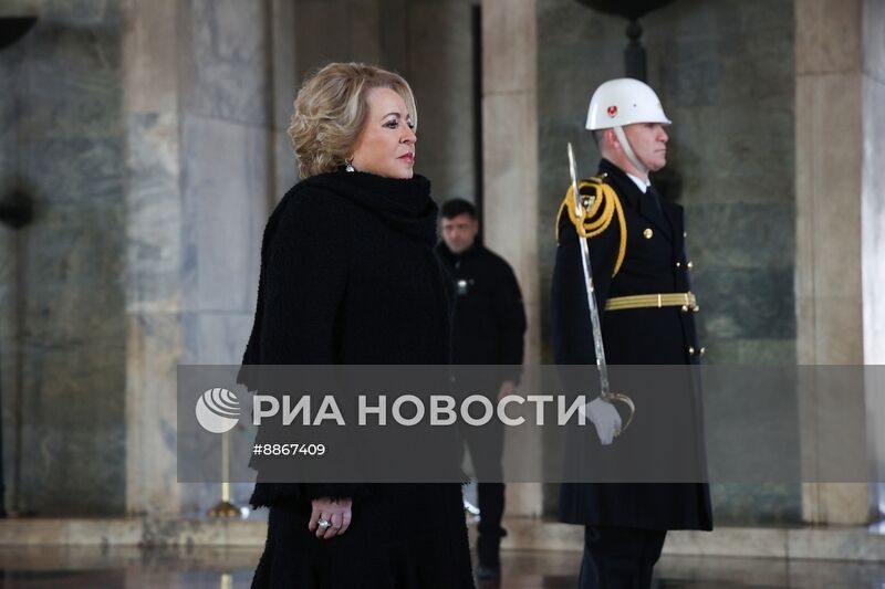 Визит председателя Совета Федерации РФ В. Матвиенко в Турцию