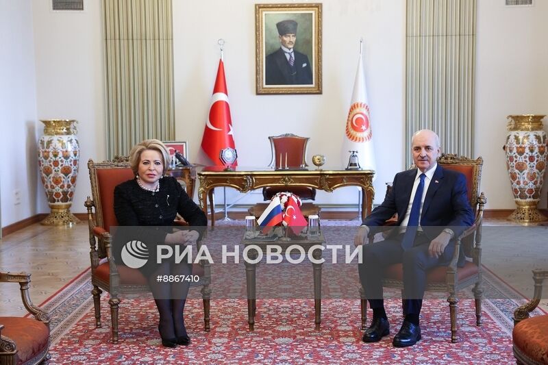 Визит председателя Совета Федерации РФ В. Матвиенко в Турцию