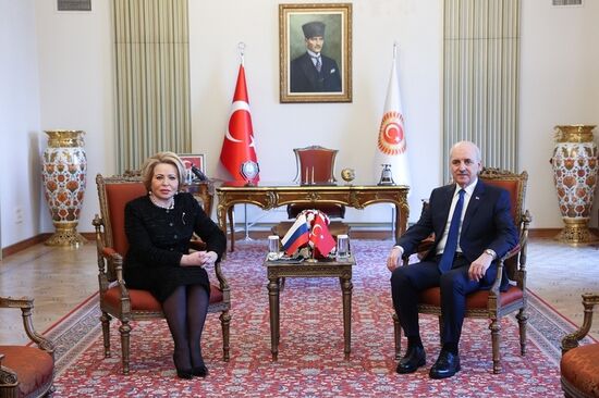 Визит председателя Совета Федерации РФ В. Матвиенко в Турцию