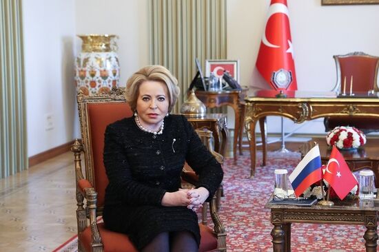 Визит председателя Совета Федерации РФ В. Матвиенко в Турцию