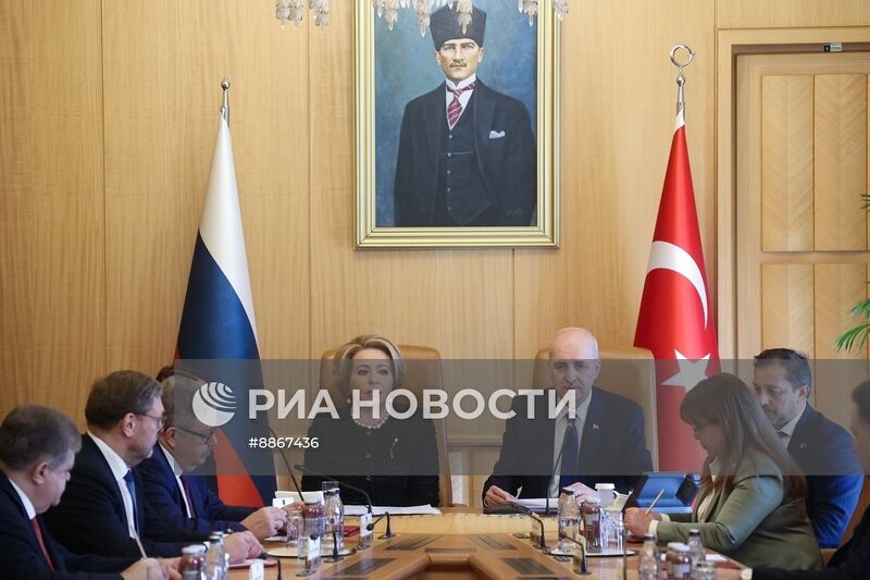 Визит председателя Совета Федерации РФ В. Матвиенко в Турцию
