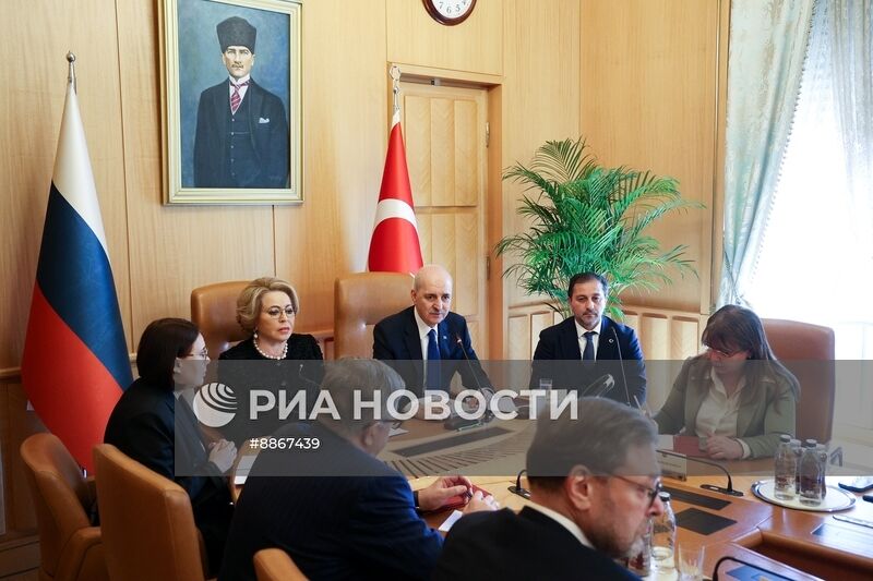 Визит председателя Совета Федерации РФ В. Матвиенко в Турцию