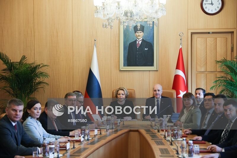 Визит председателя Совета Федерации РФ В. Матвиенко в Турцию