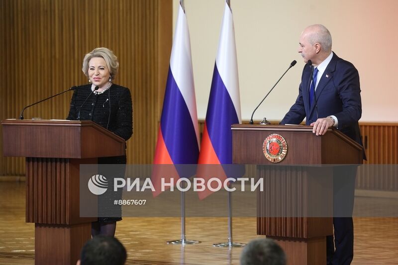 Визит председателя Совета Федерации РФ В. Матвиенко в Турцию