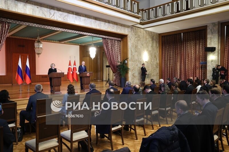 Визит председателя Совета Федерации РФ В. Матвиенко в Турцию