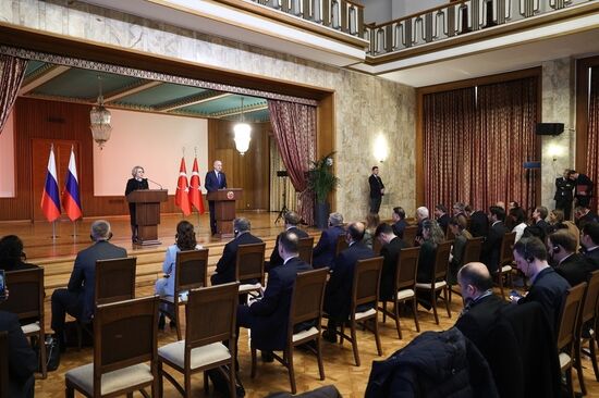 Визит председателя Совета Федерации РФ В. Матвиенко в Турцию