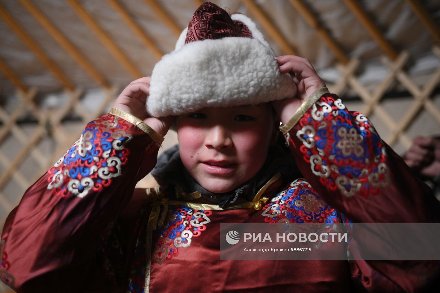 Празднование тувинского Нового года Шагаа