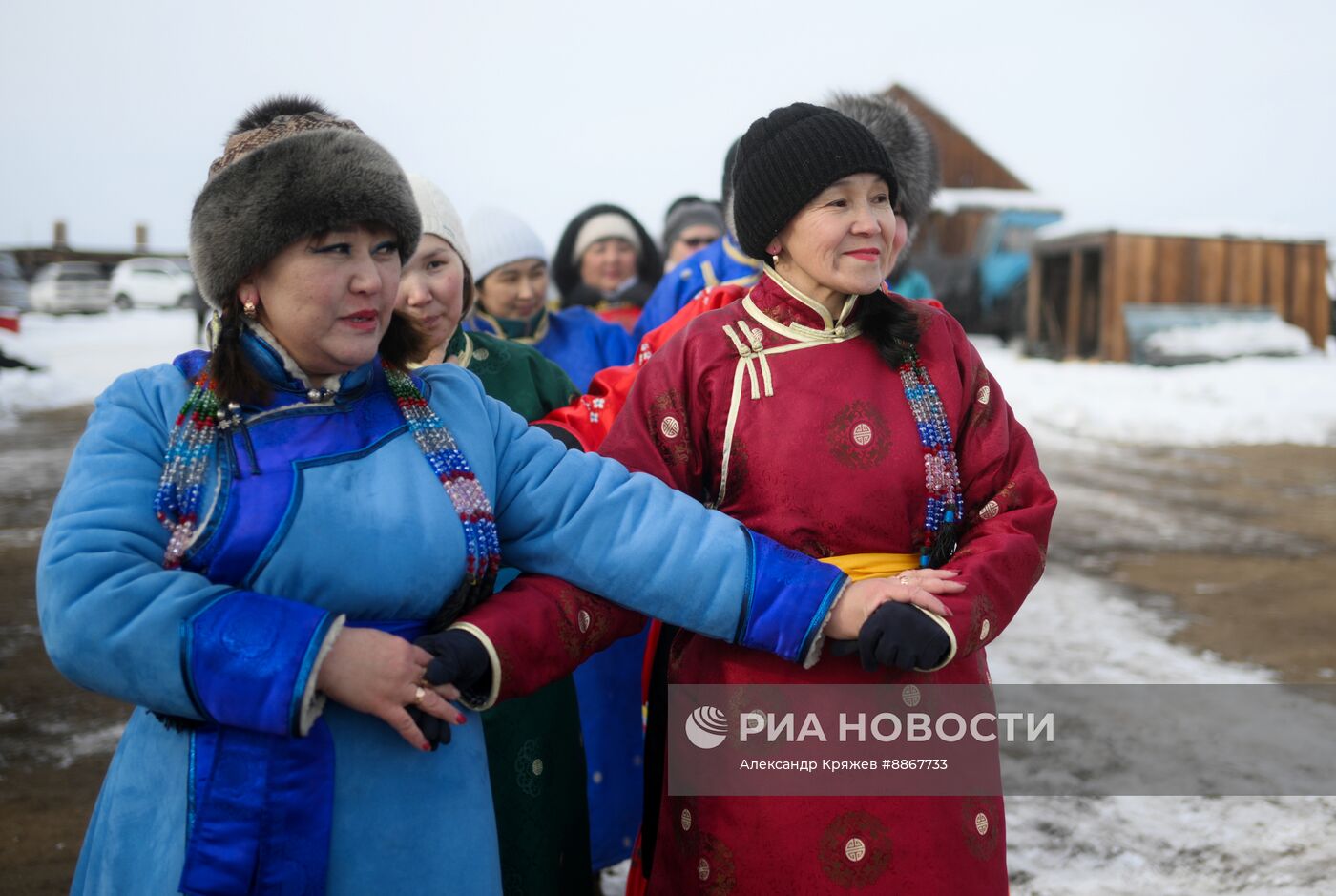 Празднование тувинского Нового года Шагаа