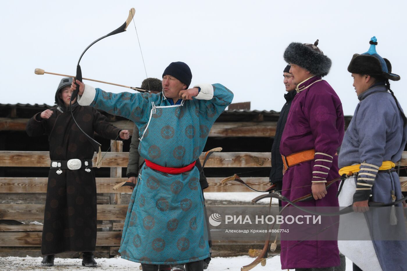 Празднование тувинского Нового года Шагаа