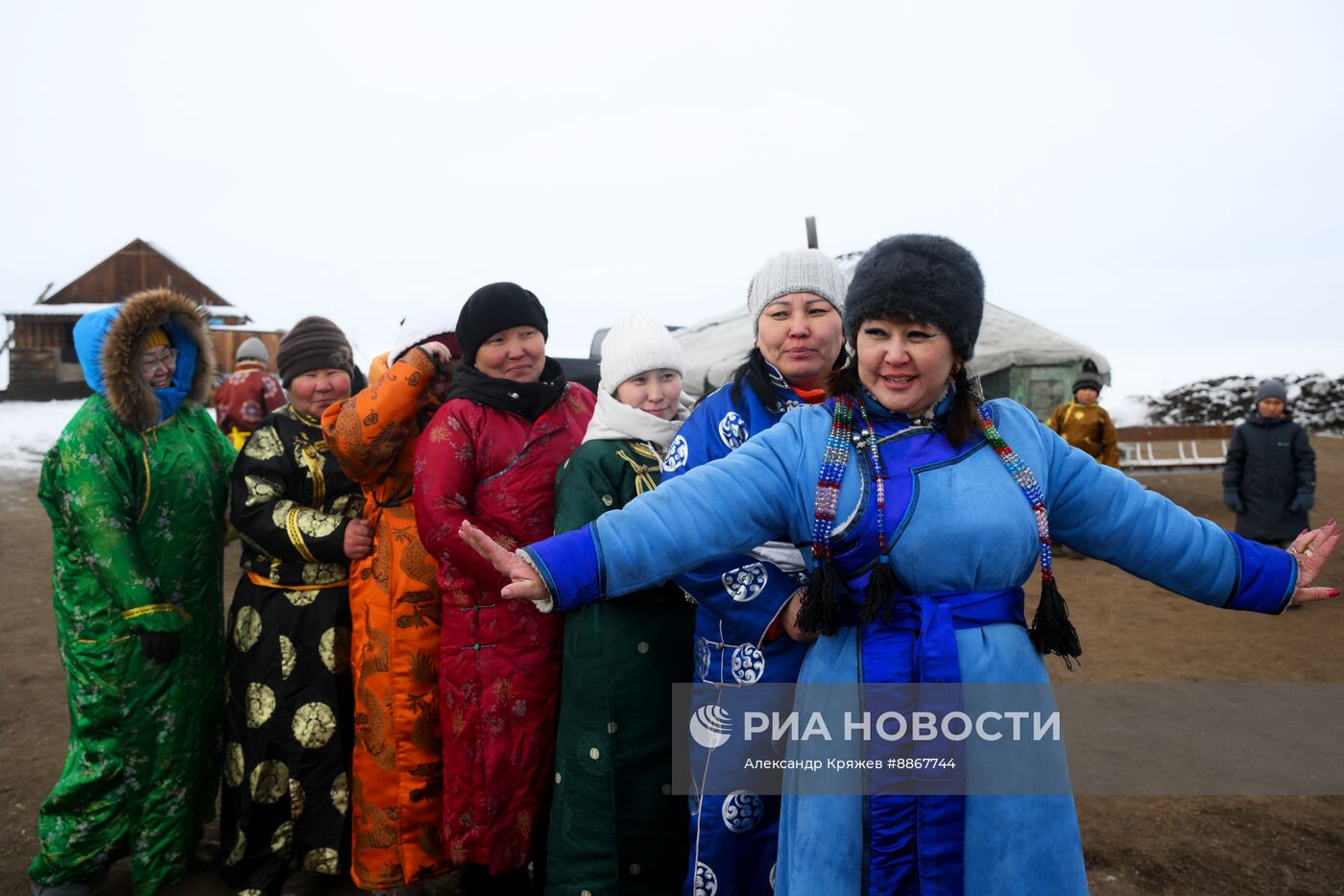 Празднование тувинского Нового года Шагаа