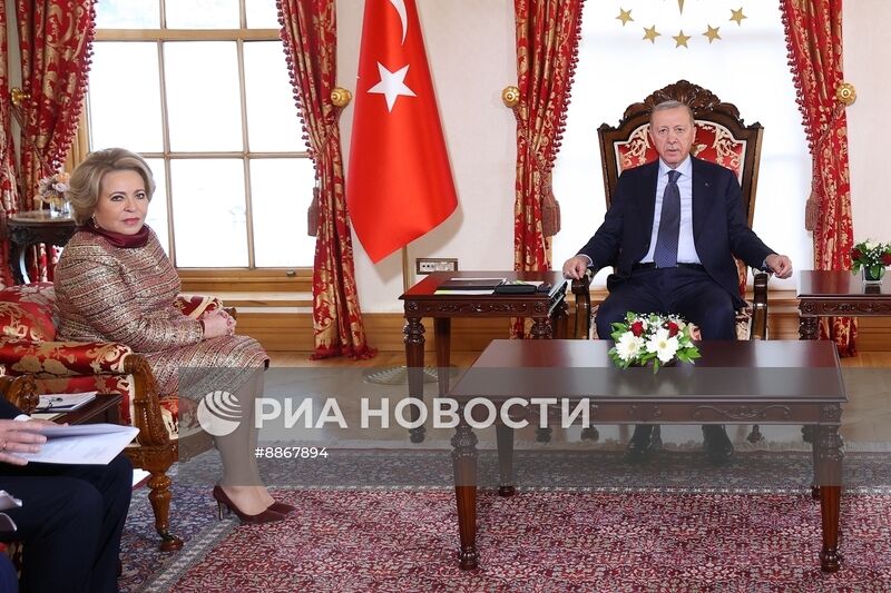 Визит председателя Совета Федерации РФ В. Матвиенко в Турцию