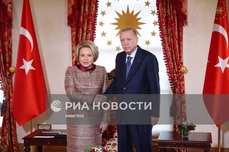 Визит председателя Совета Федерации РФ В. Матвиенко в Турцию