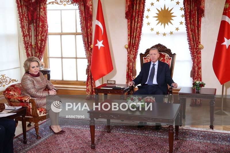Визит председателя Совета Федерации РФ В. Матвиенко в Турцию