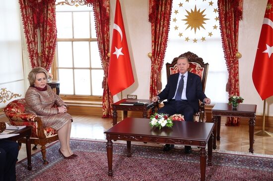 Визит председателя Совета Федерации РФ В. Матвиенко в Турцию
