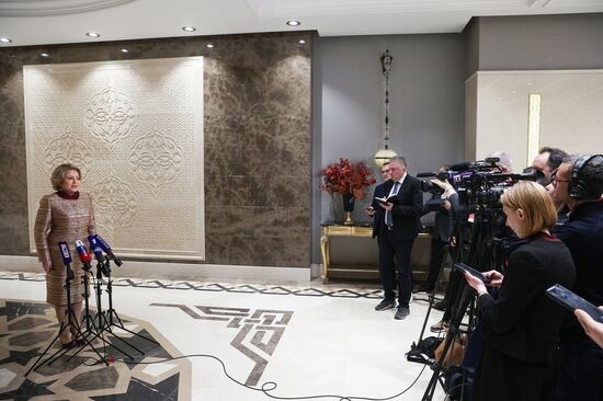 Визит председателя Совета Федерации РФ В. Матвиенко в Турцию