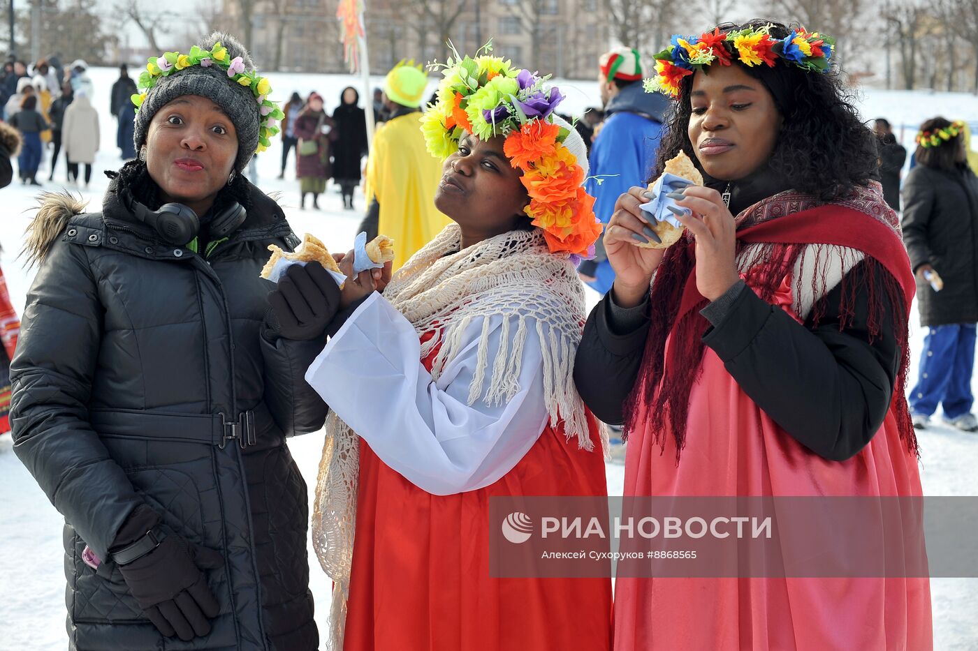 Празднование Масленицы в России