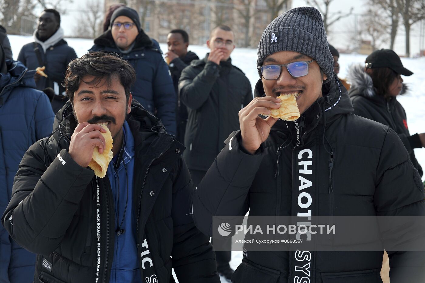 Празднование Масленицы в России