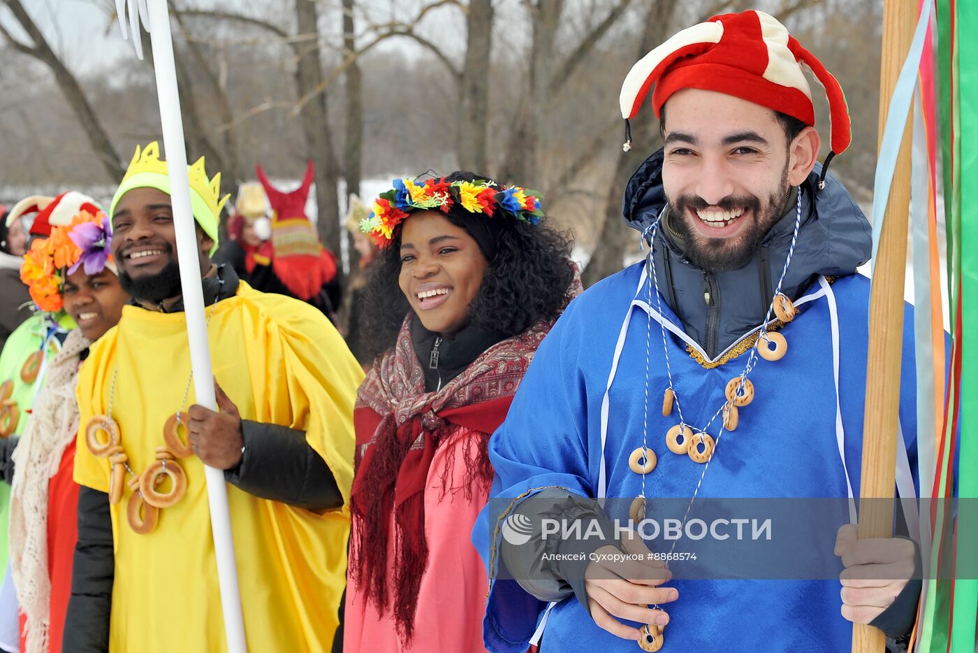 Празднование Масленицы в России
