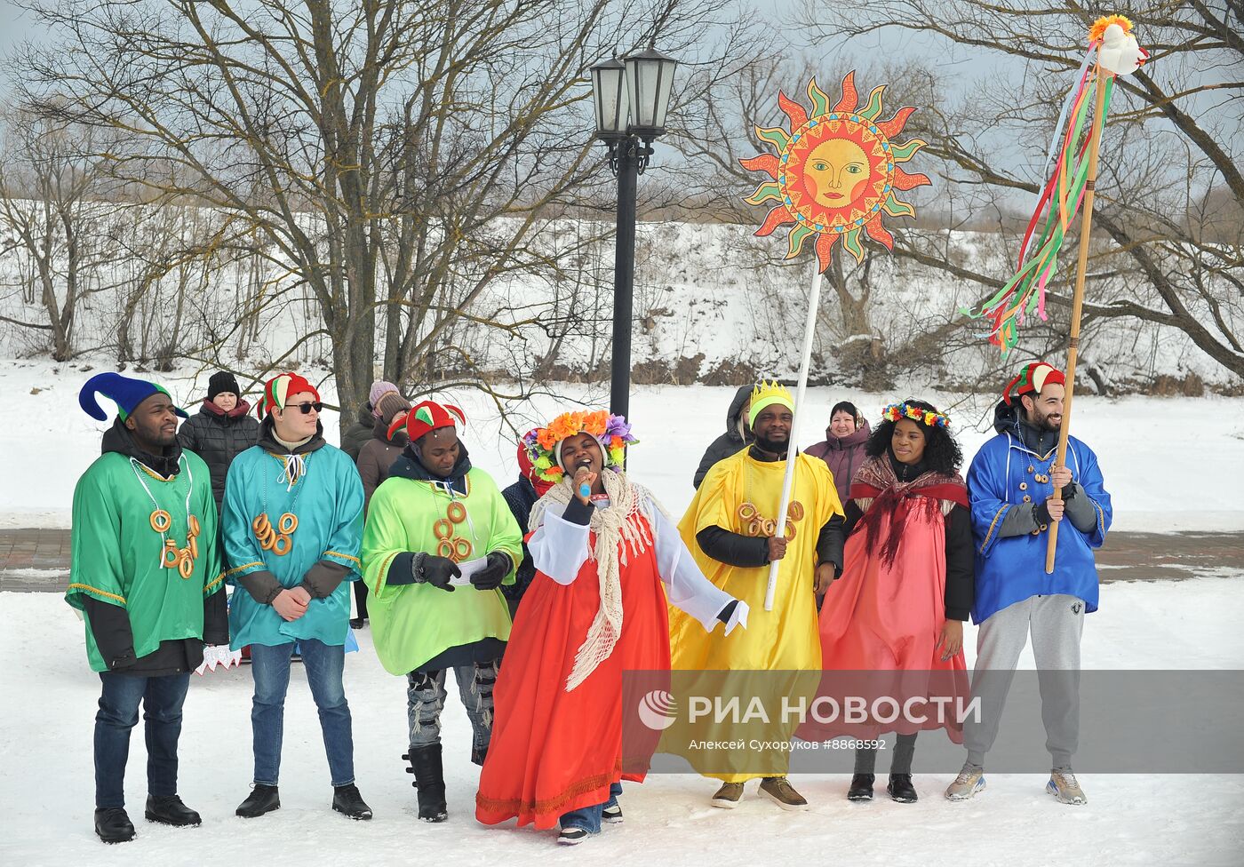 Празднование Масленицы в России