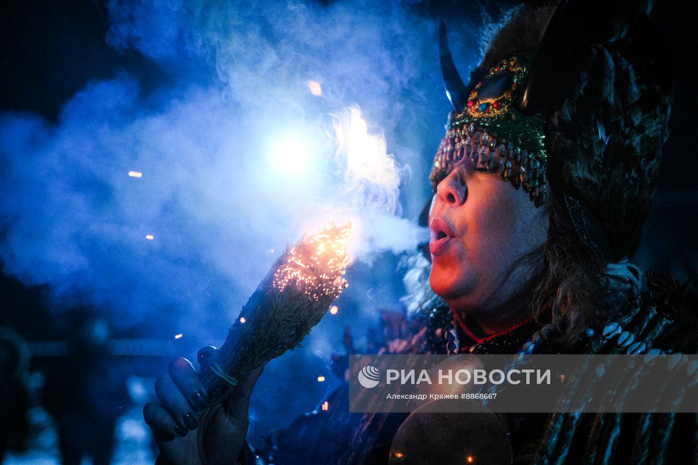 Празднование тувинского Нового года Шагаа