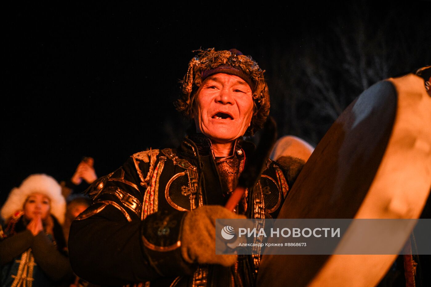 Празднование тувинского Нового года Шагаа