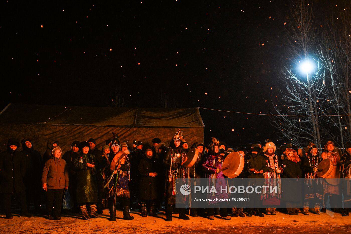 Празднование тувинского Нового года Шагаа