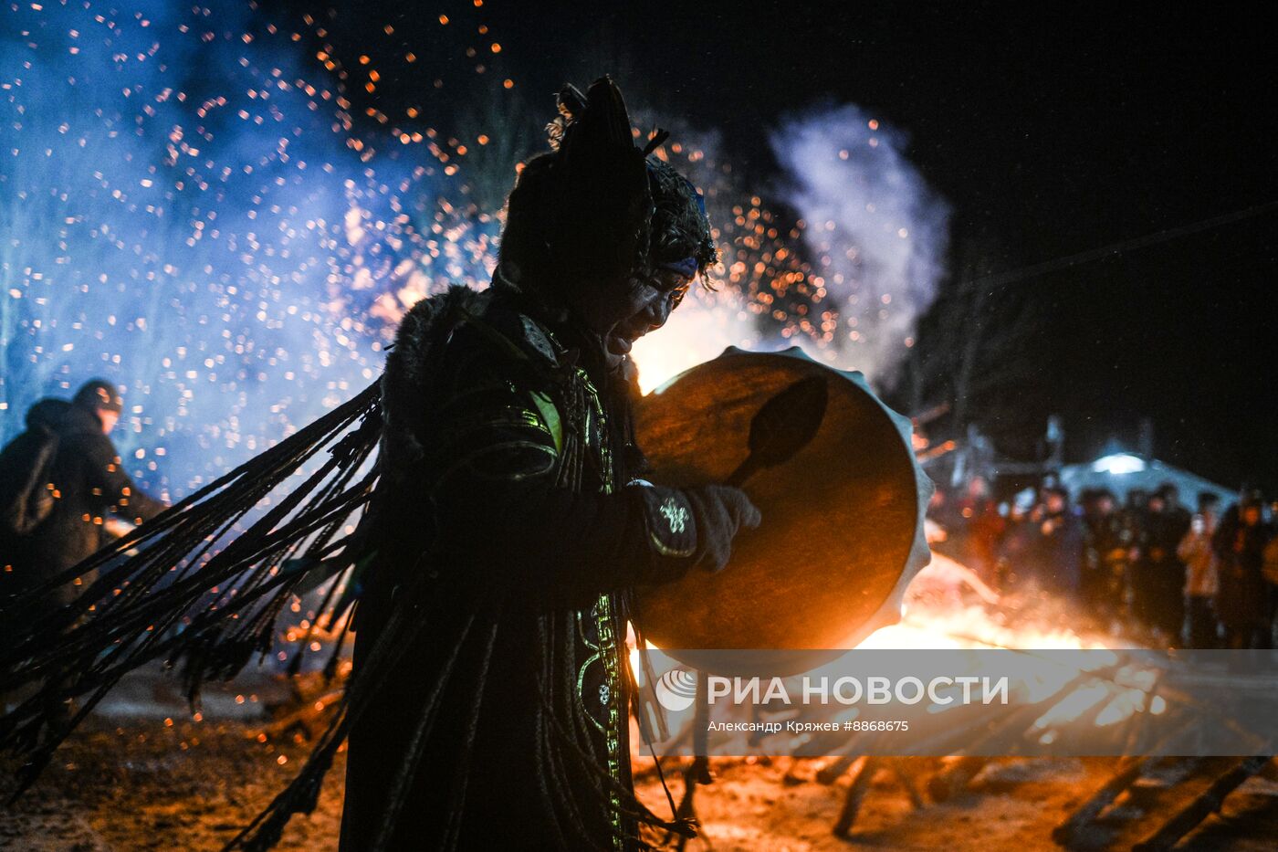 Празднование тувинского Нового года Шагаа